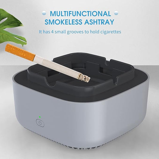 Multi functional Smokeless Ashtray with Negative Ion Air Purifier – Smoke Grabber