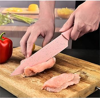 Set of 3 Evdrtverh 8-Inch Chef's Knife - Multipurpose Sharp Kitchen Knife