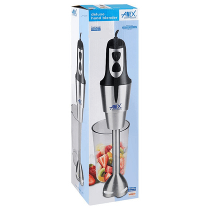 Anex deluxe hand blender in packaging 