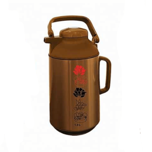 Happy Jumbo Vacuum Flask Metallic 1.9 Litre - Bronze-colored thermos 