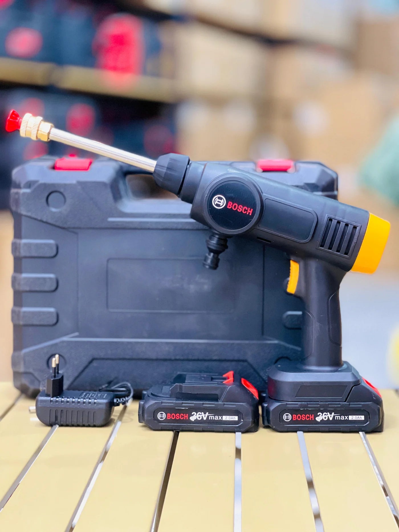 Bosch Wireless Washer Machine – High Pressure Portable With 2 Batteries