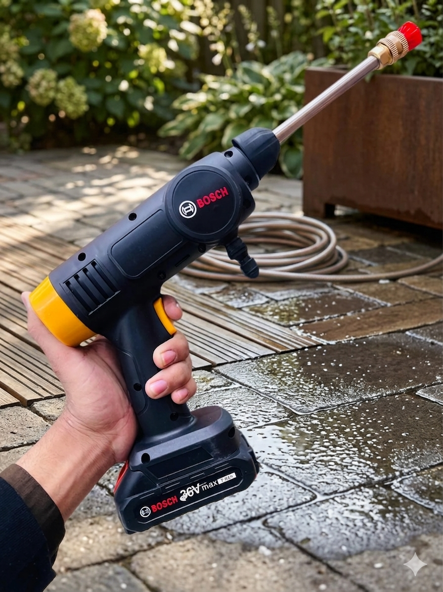 Bosch Wireless Washer Machine – High Pressure Portable With 2 Batteries