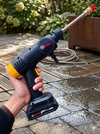 Bosch Wireless Washer Machine – High Pressure Portable With 2 Batteries