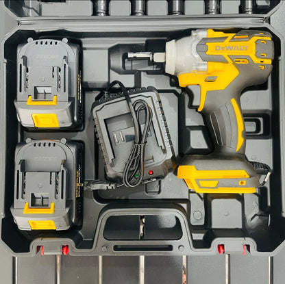 DeWalt 88V Brushless Impact Wrench Kit – 320Nm Power | Dual Battery | Heavy Duty Tool Set
