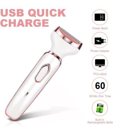 4-in-1 Rechargeable Women's Electric Shaver