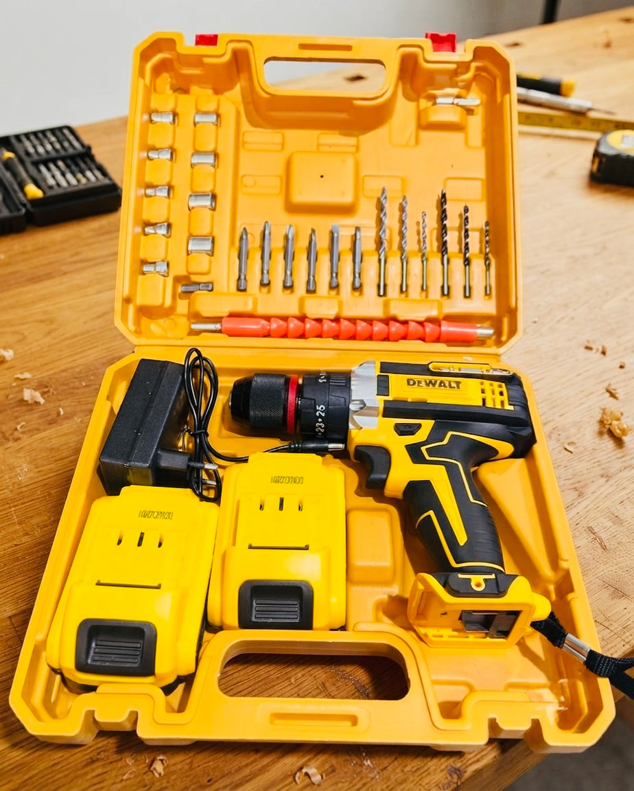 Dewalt 48V Cordless Drill Machine Set with Full Tool Kit