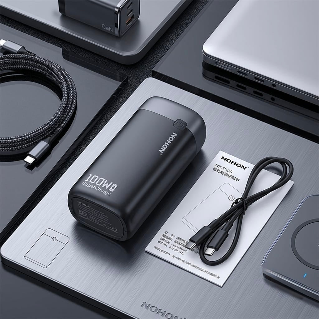 NOHON 100W 20000mAh High-Capacity Fast Charging Power Bank