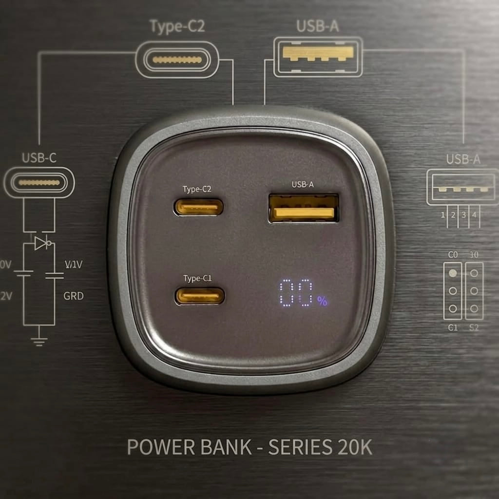 NOHON 100W 20000mAh High-Capacity Fast Charging Power Bank