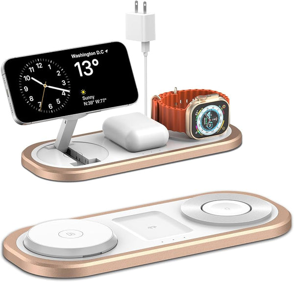 Charging Station Magnetic: 3-in-1 Wireless Charger
