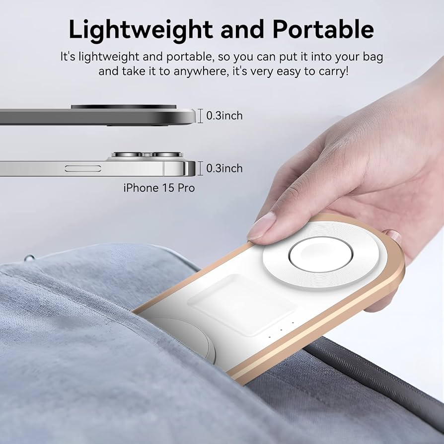 Charging Station Magnetic: 3-in-1 Wireless Charger