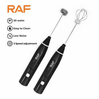 Electric Egg RAF 3 in 1Whisk and Coffee Mixer Milk Frother 3 Speeds 20 W Coffee Beater Multi-Purpose Digital Display
