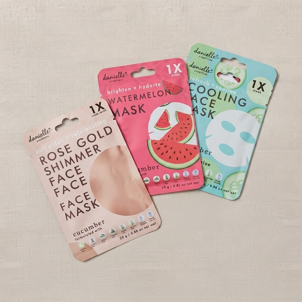 Glowing & Refreshing 3-Piece Face Sheet Mask Deal
