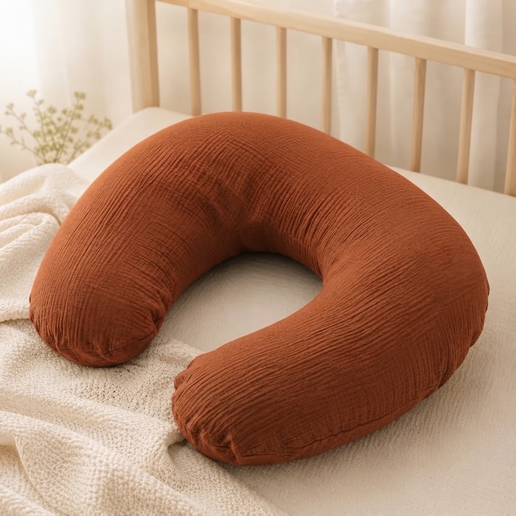 Ergonomic Nursing Pillow Support for You. Comfort for Baby