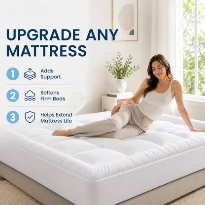 Mattress Topper 4 inch - Soft Quilted
