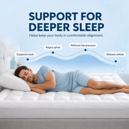 Mattress Topper 4 inch - Soft Quilted