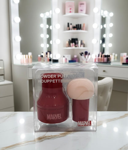 2 Pcs Marvel Makeup Sponge &amp; Brush Set – Limited Edition
