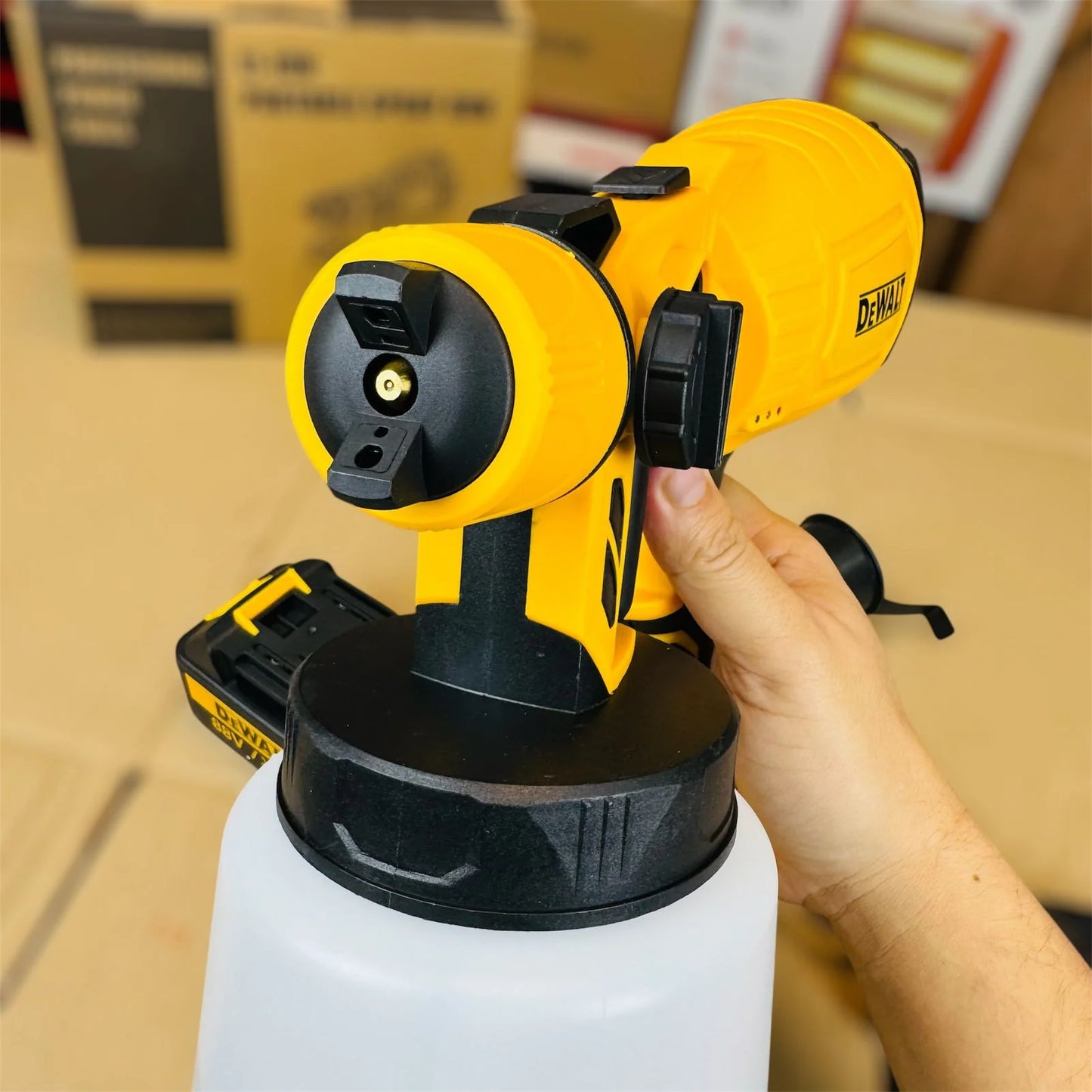 DeWALT Cordless Electric Paint Sprayer – 88V XR 6.0Ah High-Power Spray Gun