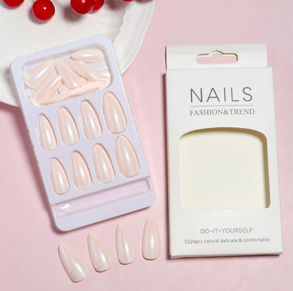 10 Pcs Deal On Nail Set With Free Marvel Makeup Sponge