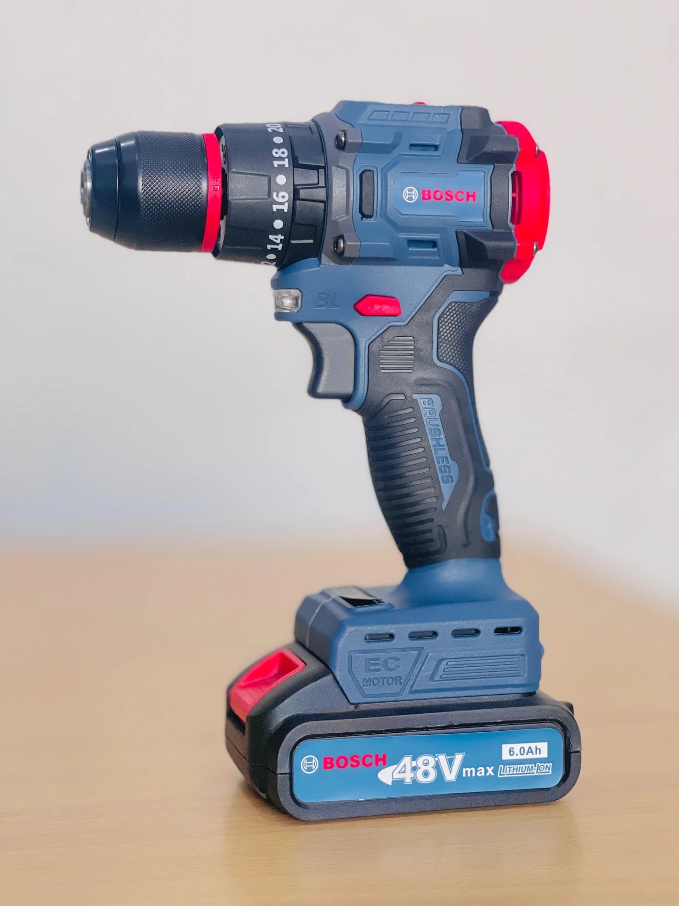 Bosch 48V Brushless Cordless Drill Machine Kit – 2 Batteries
