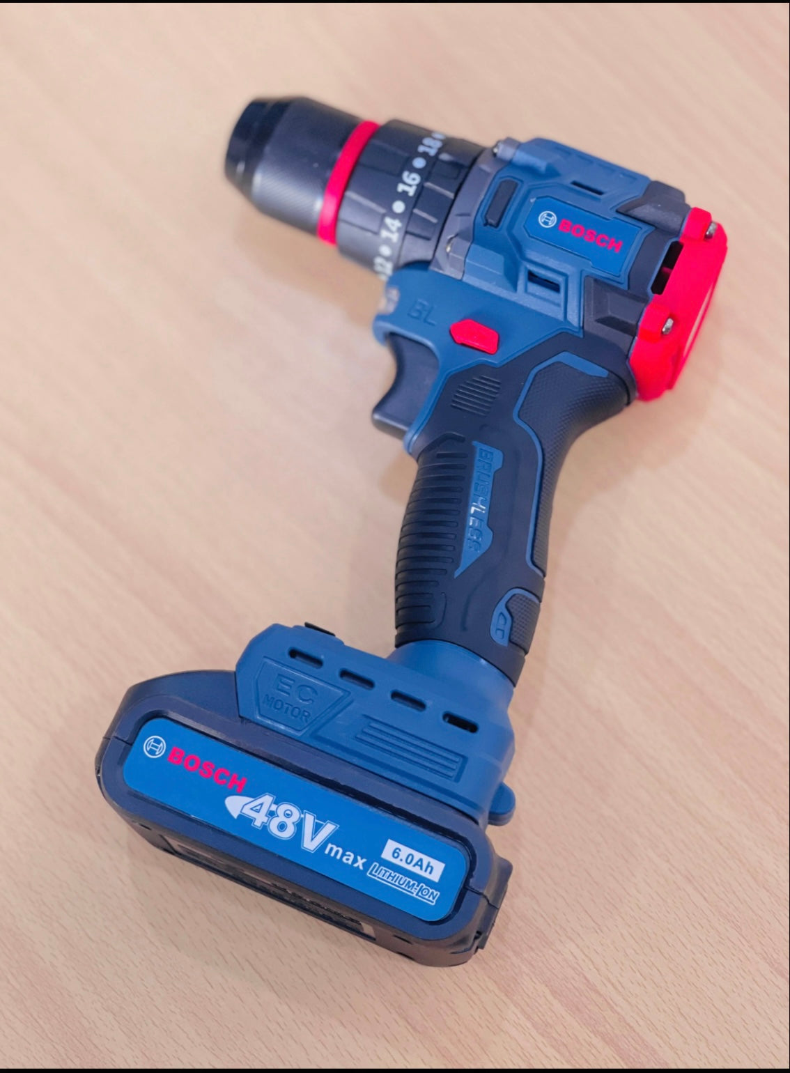 Bosch 48V Brushless Cordless Drill Machine Kit – 2 Batteries