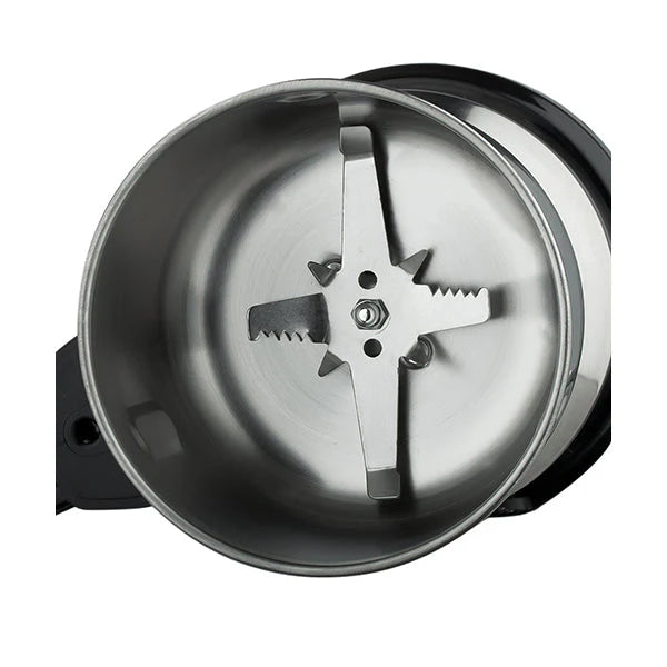 RAF Stainless steel blade and container on a white background