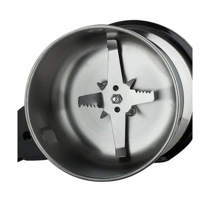 RAF Stainless steel blade and container on a white background