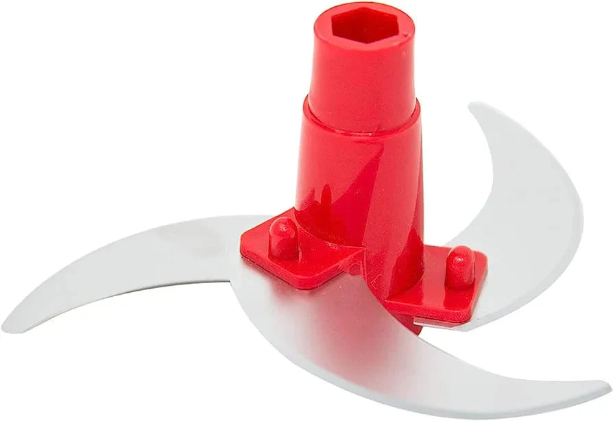 Red and white agricultural tool 