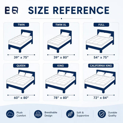 Mattress Topper 4 inch - Soft Quilted