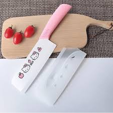 Set of 3 Hello kitty anti-rust kitchen knife cutting board set creative fruit knife