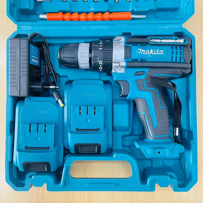 Makita 36V Cordless Li-ion Drill Machine Kit (2 Batteries + Full Accessories)