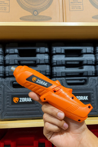 ZORAK Electric Screwdriver Kit – Rechargeable + 47-Piece Tool Set + Heavy Duty Carry Case