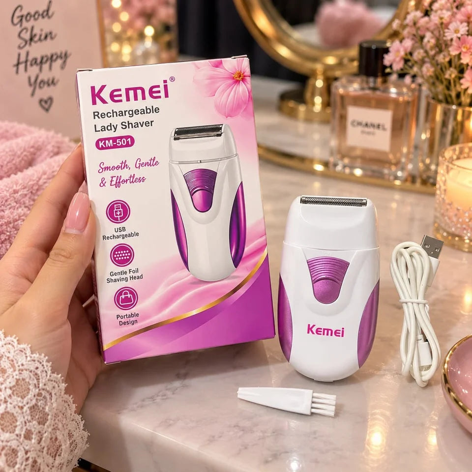 Kemei KM-501 Rechargeable Lady Shaver